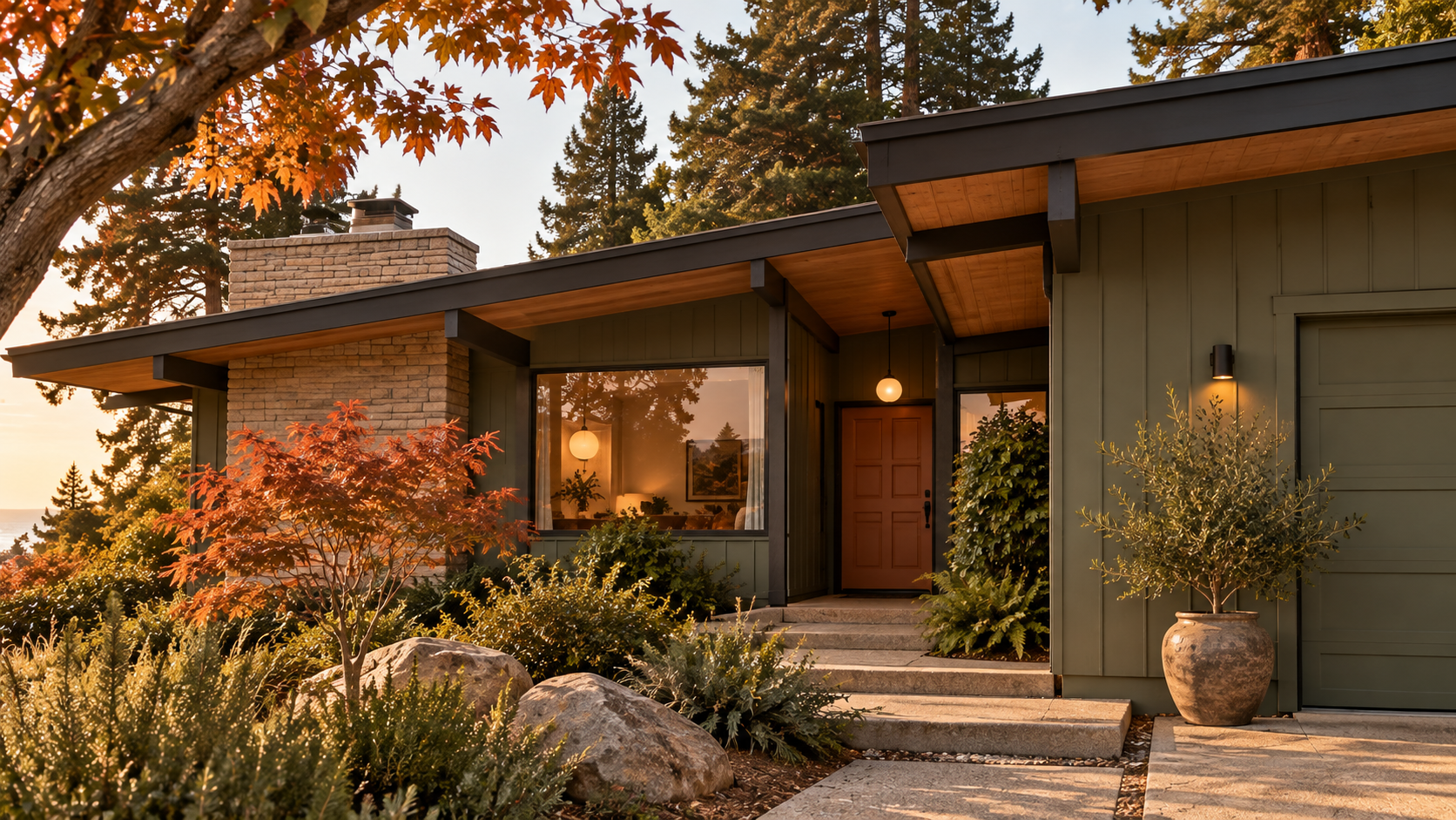 Warm & Earthy Exterior Paint Colors for Fall in Santa Cruz County