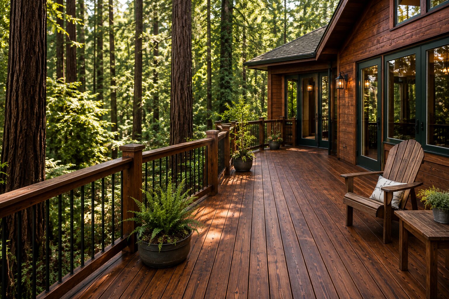Choosing Between Stain Finishes for California Decks