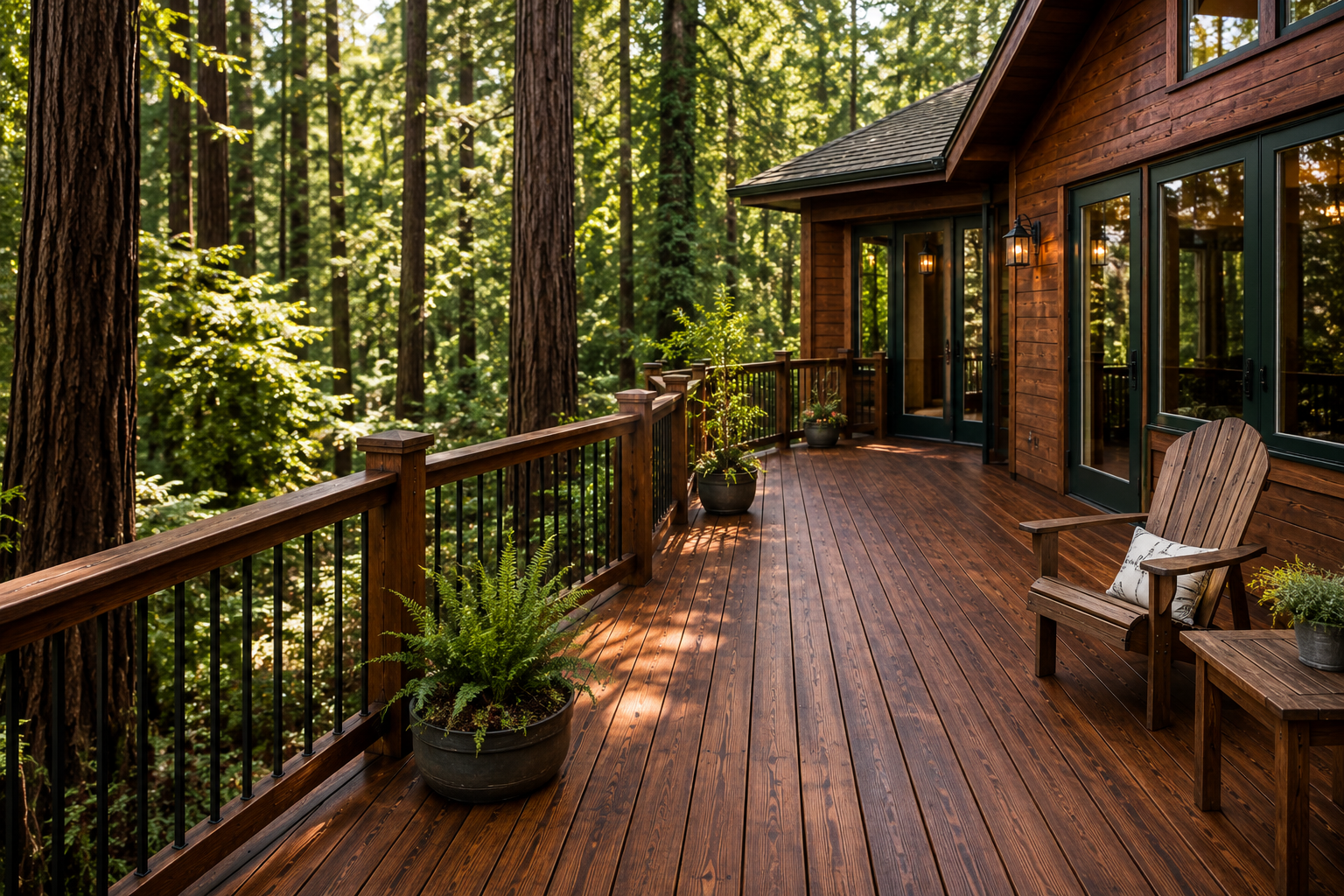 Choosing Between Stain Finishes for California Decks