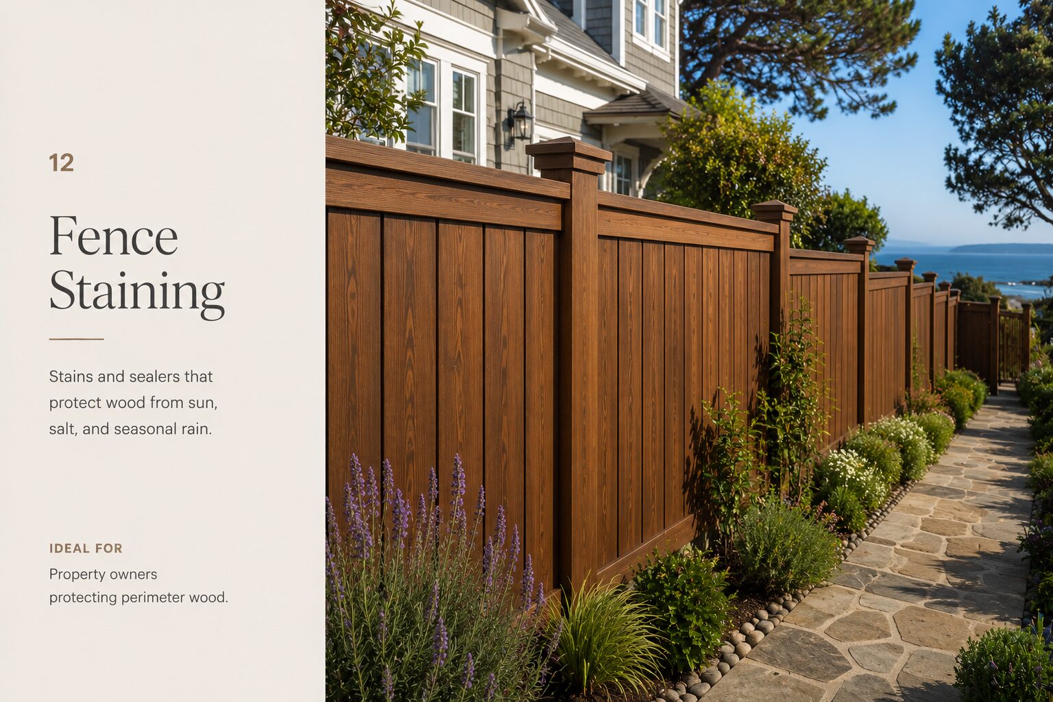 Fence Staining